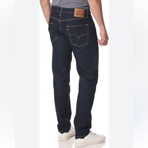 Levi's 512 Jeans 34X30 Mens Stretch Slim Fit Zip Fly Tapered Leg Denim Dark Blue